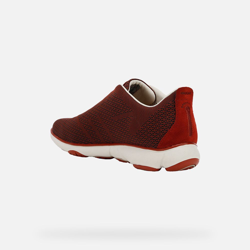 Geox Sneakers Red Nebula - Geox Mens Shoes - MCBQKU609